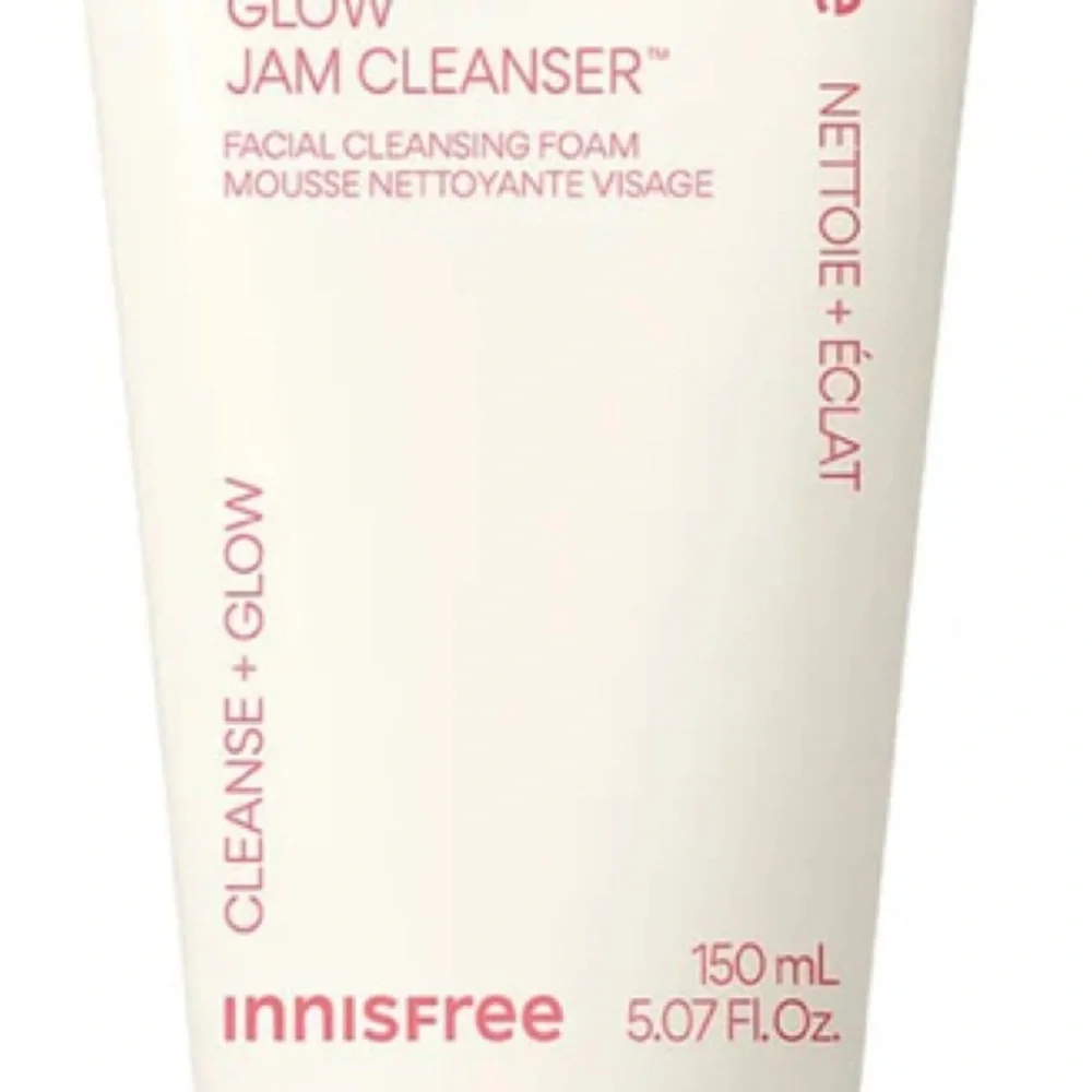 Innisfree cherry blossom Glow Jam Cleanser — Pink Facial Cleansing Foam